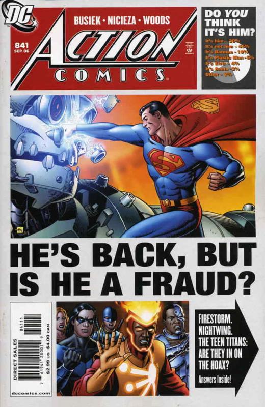 Action Comics #841 VF/NM; DC | save on shipping - details inside