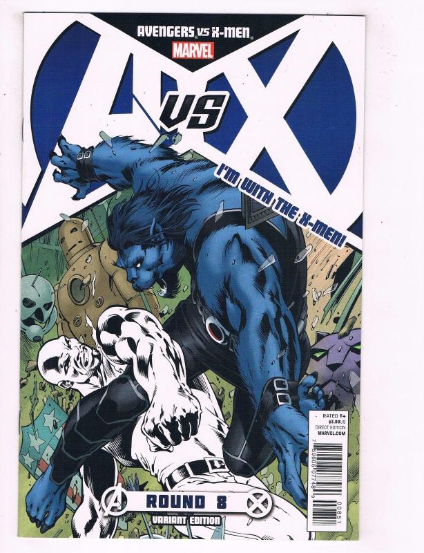 Avengers Vs. X-Men # 8 NM 1st Print Variant Marvel Comic Book Storm Gambit BN10