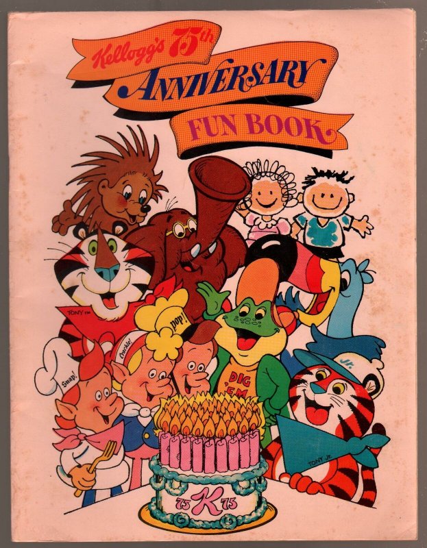 Kellogg's 75th Anniversary Fun Book1980-giveaway-Tony The Tiger-rare-VG/FN 