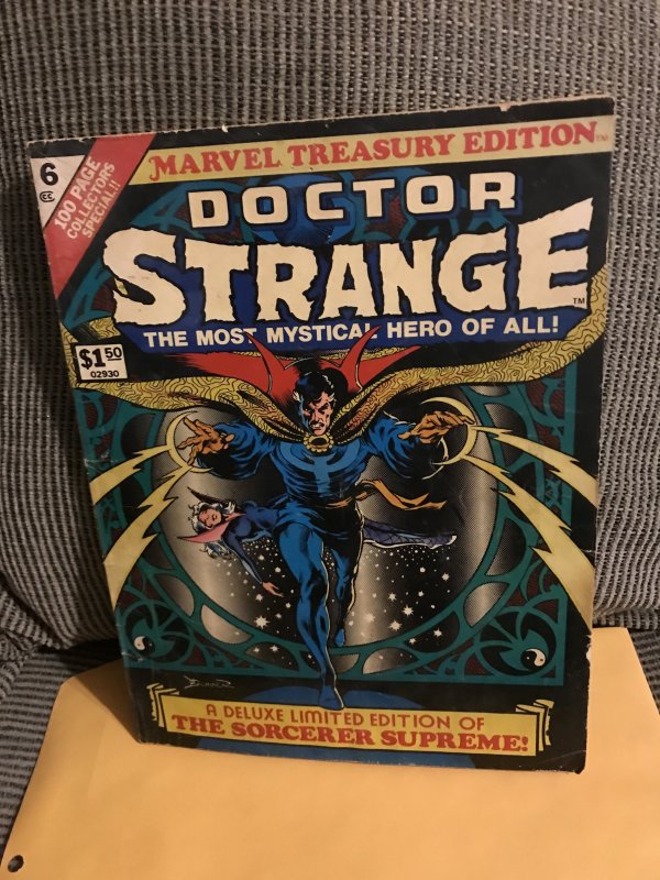 DR. STRANGE Marvel Treasury Edition #6 : 1975 Fn-; Brunner cover art, Ditko