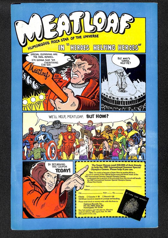 Web of Spider-Man #32 FN 6.0 Kraven's Last Hunt Part 4!