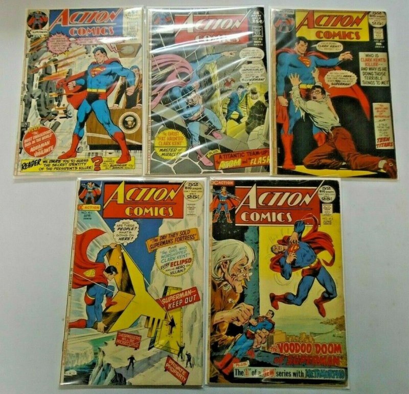 Giant-Size Action Comics 5 Different Average 4.0 VG (1971 & 72)