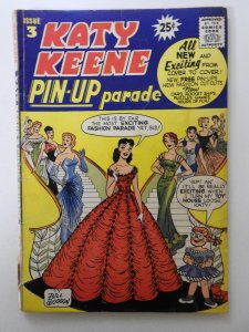 Katy Keene Pinup Parade #3 Solid Good+ Condition Complete uncut Ink & Pencil Int