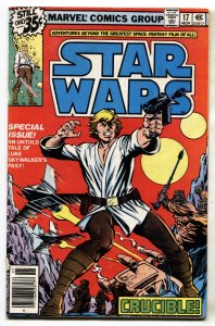 STAR WARS COMICS #17--Luke Skywalker origin--1978-- comic book