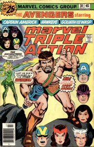 Marvel Triple Action #30  (1976) The Avengers