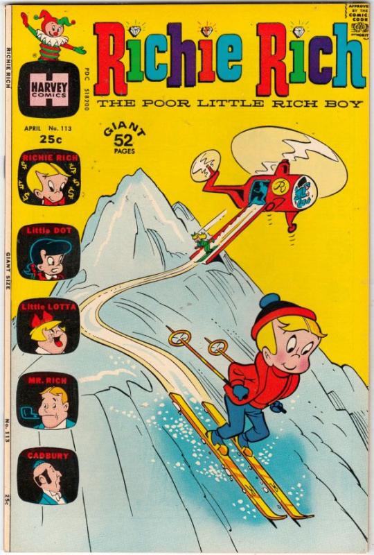 Richie Rich #113 (Apr-72) NM Super-High-Grade Richie Rich