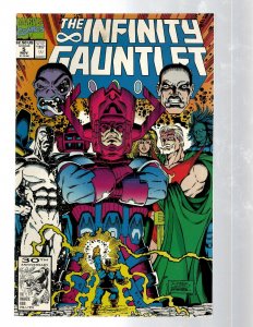 GAUNTLET The INFINITY Gauntlet Marvel Comics Series Complete # 1 2 3 4 5 6 RB8