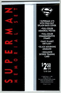 Superman #75 Black Bag Edition (1993) Superman sealed. unopened