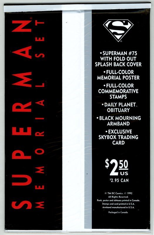 Superman #75 Black Bag Edition (1993) Superman sealed. unopened