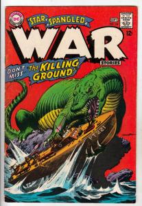 Star Spangled War Stories #134 (Sep-67) FN- Mid-Grade Dinosaur