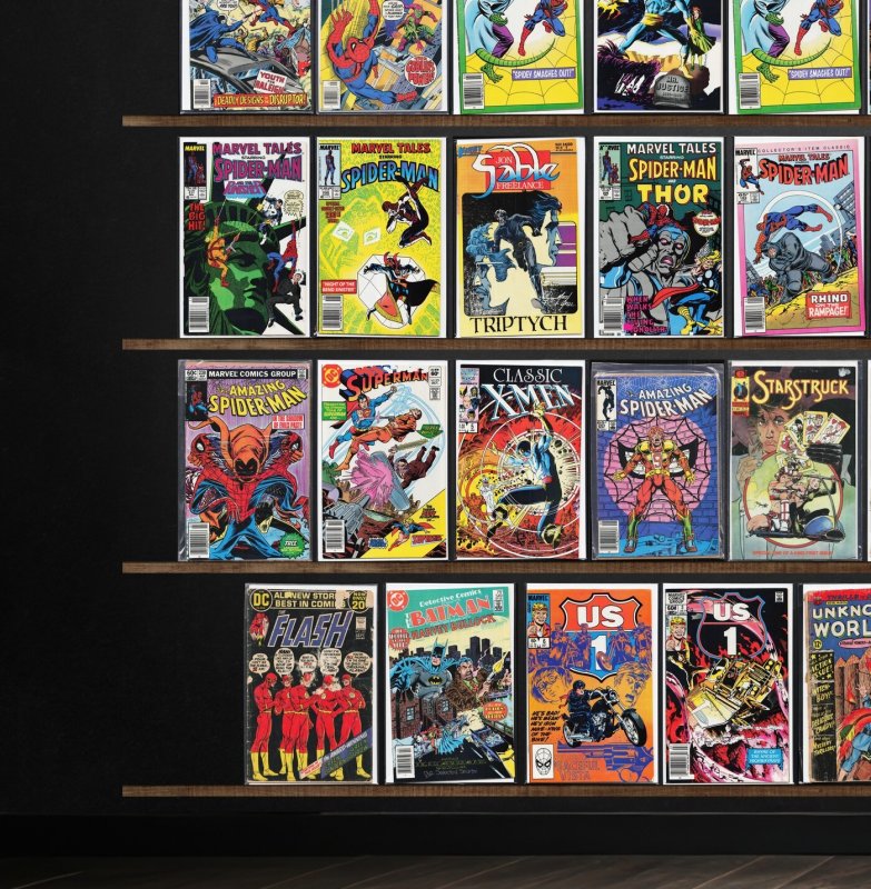 Huge Lot 130+ Comics with Marvel Tales, The Flash, Green Lantern & More!