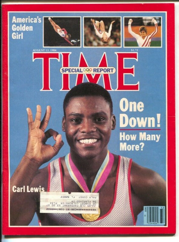 Time 8/13/1984-Carl Lewis-Mary Lou Retton-1984 Olympics Special Report-VF