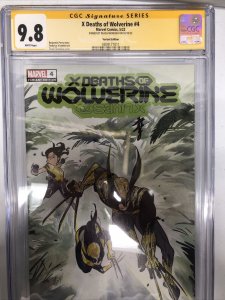 X Death Of Wolverine (2022) # 4 (CGC 9.8 SS) Census=11•Signed By Momoko Variant
