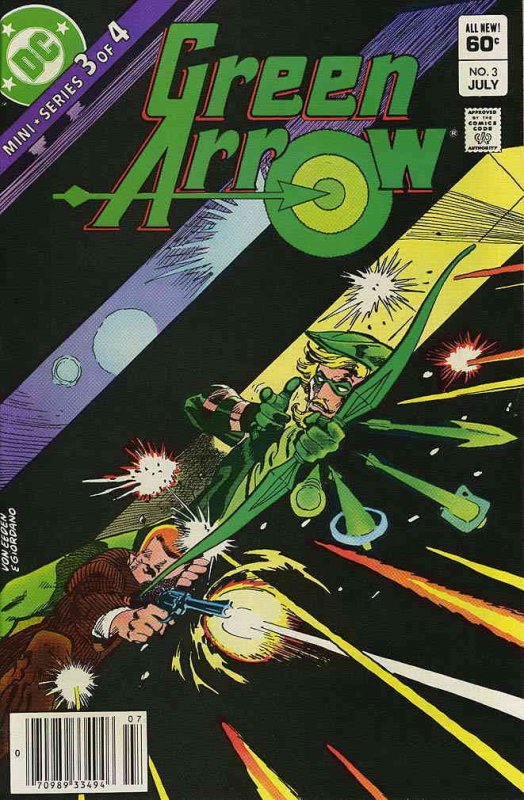 Green Arrow (Mini-Series) #3 (Newsstand) VG ; DC | low grade comic Mike W. Barr