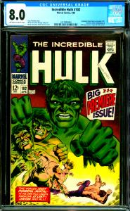 Incredible Hulk #102 CGC Graded 8.0 Continued from Tales to Astonish #101