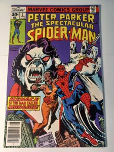Spectacular Spider-Man #7 VF+ Morbius Marvel Comics c248
