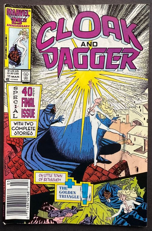 Cloak and Dagger #11 Newsstand Edition (1987)