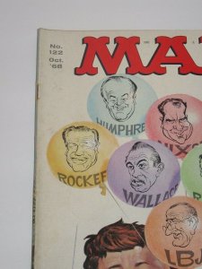 Mad Magazine #122 Mort Drucker & Norman Mingo Cover Oct 1968 EC Publications FN