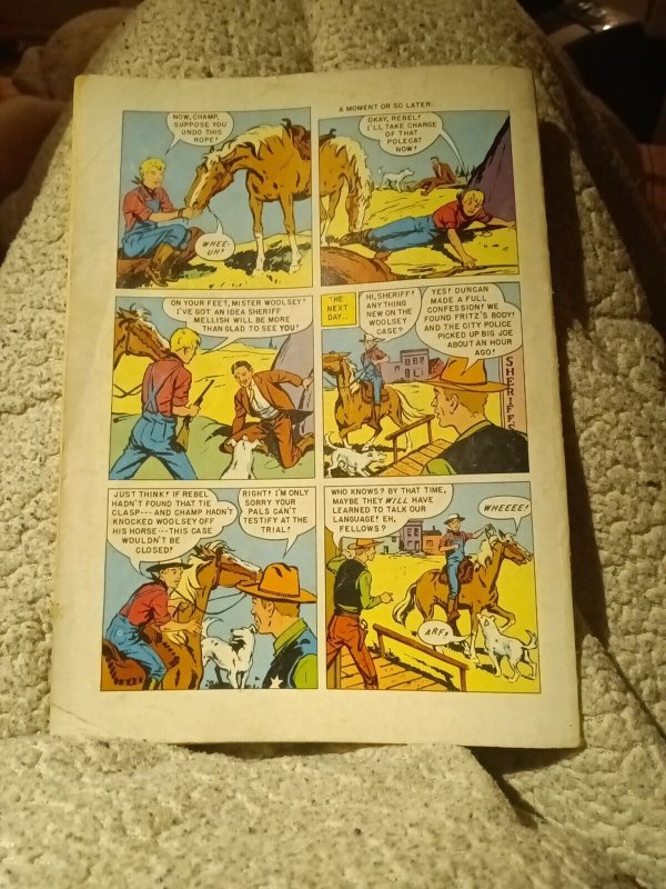 Gene Autry’s Champion #13, Dell Comic, Feb April 1954 Golden Age Western Horse