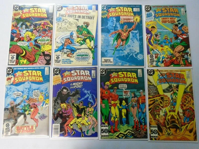 All Star Squadron From:#1-67, 29 Different Average 7.0 (Range 6.0-8.0) (1981-87)