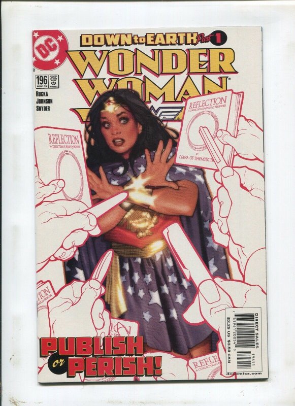 WONDER WOMAN #196 (9.2) DOWN TO EARTH PART ONE!