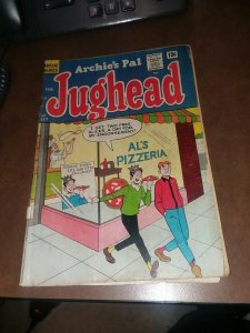 Archie's Pal Jughead #117 mlj comics 1965 Pizza cover Teen Humor silver age