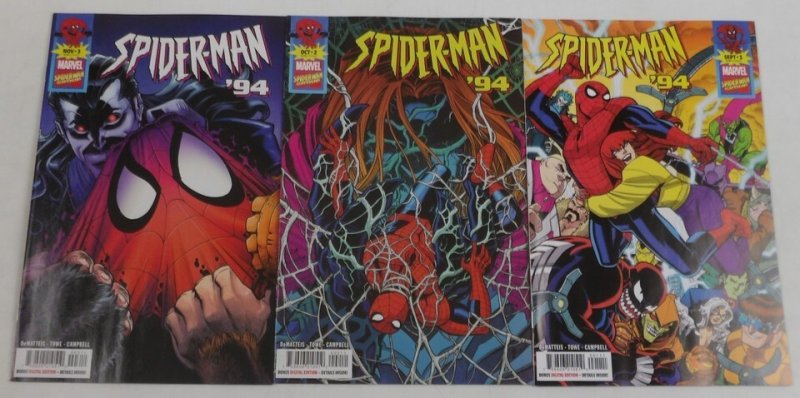 Spider-Man '94 #1-5 VF/NM complete set continues from Animated Cartoon ; Marvel
