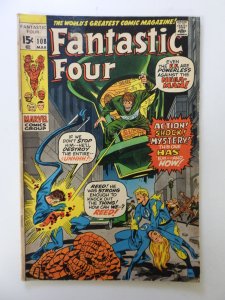 Fantastic Four #108 (1971) VG- condition moisture damage