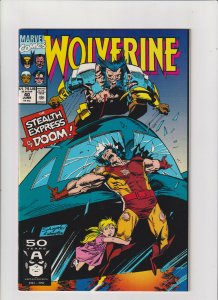 Wolverine #40 NM- 9.2 Marvel Comics Logan X-Men 1991 vs. Albert & Elsie-Dee