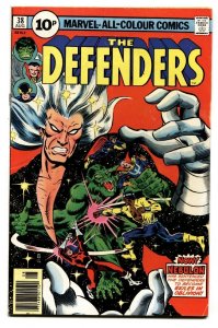 THE DEFENDERS #38-HULK-DR. Strange-Comic Book-Rare PENCE VARIANT