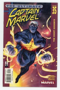 Captain Marvel #35 (1999 v4) Peter David Udon Cover Moondragon VF+