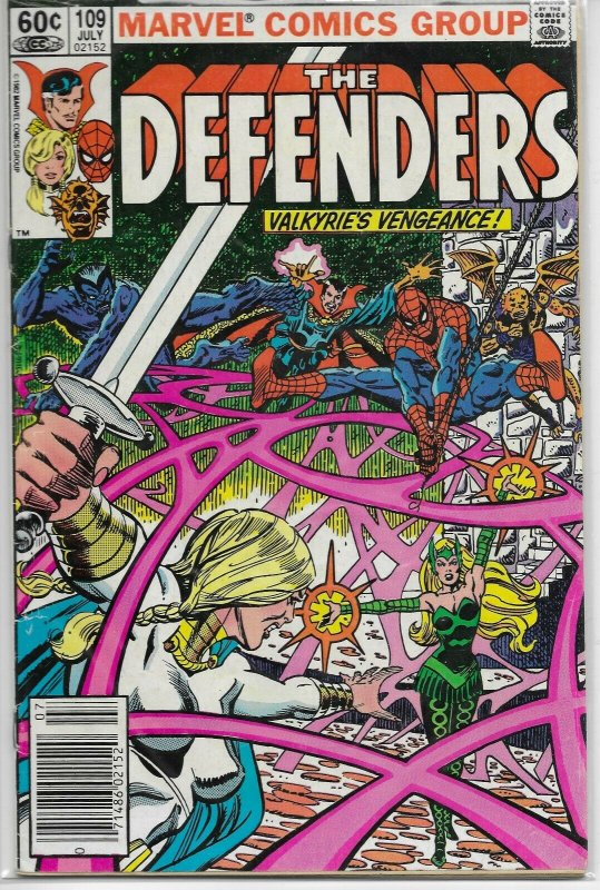 Defenders V1 #92,93,96-98,100,105,108+ DeMatteis Hellcat Hulk, comics lot of 42