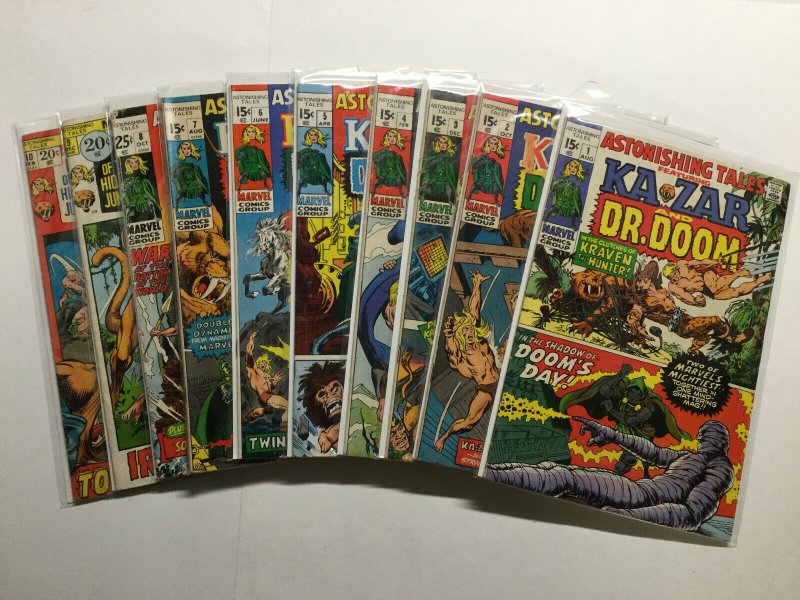 Astonishing Tales 1-24 26-36 Lot Run Set Very Good/Fine To Fine/Very Fine Marvel