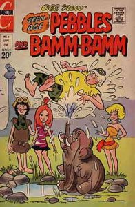 Pebbles and Bamm-Bamm #6 VG ; Charlton | low grade comic September 1972 Flintsto