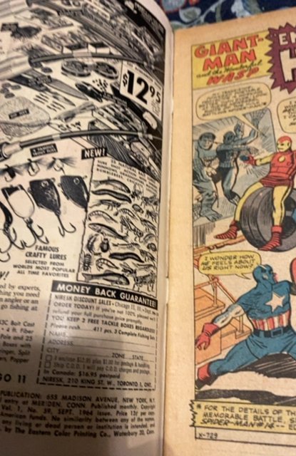 Tales to Astonish #59 (1964)incredible hulk vs giant man