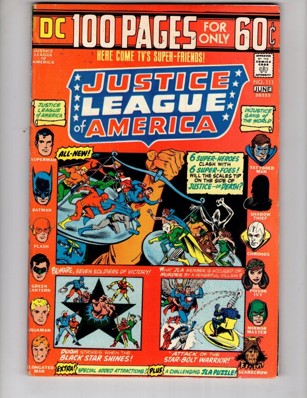 Justice League of America #111 (1974) 100 PAGE GIANT / ID#049