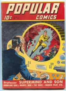 Popular Comics #62 1941- Professor Supermind- Marvel Man FN
