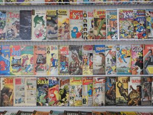 Huge Lot 140+ Low Grade Comics W/ Adventure Comics, Tarzan, +More! See desc