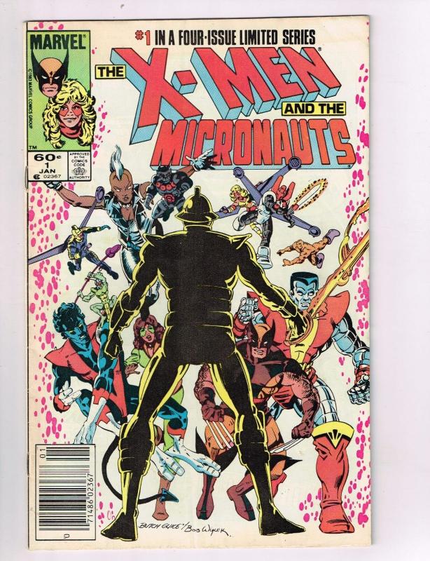 The X-Men & The Micronauts #1 FN/VF Marvel Comics Comic Book Jan 1984 DE42