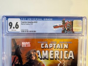 Captain America #612 CGC 9.6  (2011)
