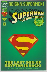 Action Comics 687 (VF-NM) Collector's edition w/die cut cover