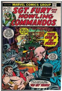 SERGEANT FURY 115 VG-F Oct. 1973