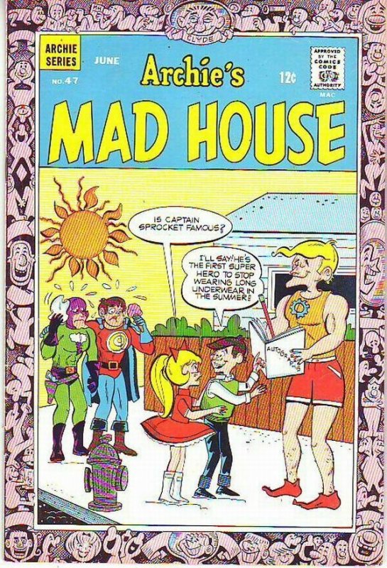 Archie's Mad House #47 (Jun-66) FN/VF Mid-Grade Captain Sprocket