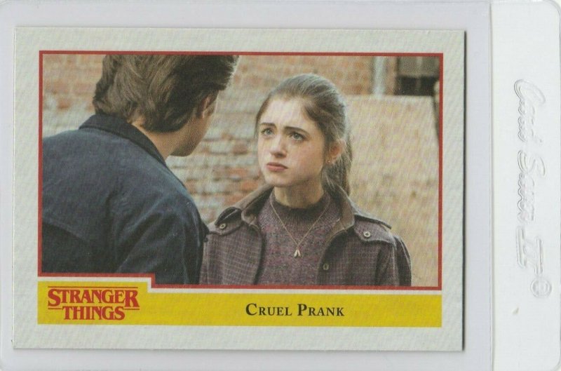 Stranger Things Cruel Prank 77 Topps Netflix 2018 Season One trading card