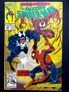 The Amazing Spider-Man #362 (1992) [KEY] 2nd full App Carnage - FN