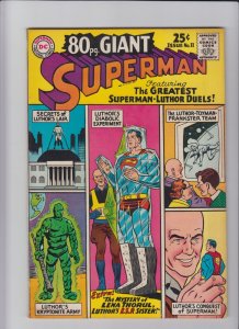 80-Page Giant #11 - Featuring the Greatest Superman Luthor Duels! (8.0/8.5) 1965