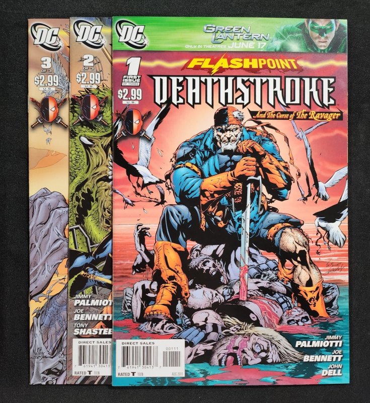 Flashpoint: Deathstroke & the Curse of the Ravager 3PC #1- Complete (9.2ob) 2011