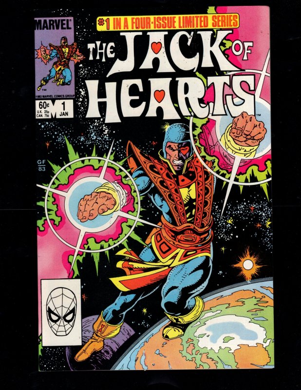 Jack of Hearts #1 (VF+) 1984 Early Copper Age MARVEL / ID#348