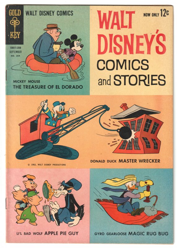 Walt Disney's Comics and Stories #264 (1962)