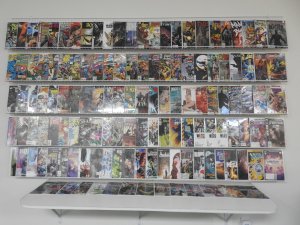 Huge Lot of 130+ Comics W/ Captain America, Wolverine, Spiderman Avg. VF Cond.